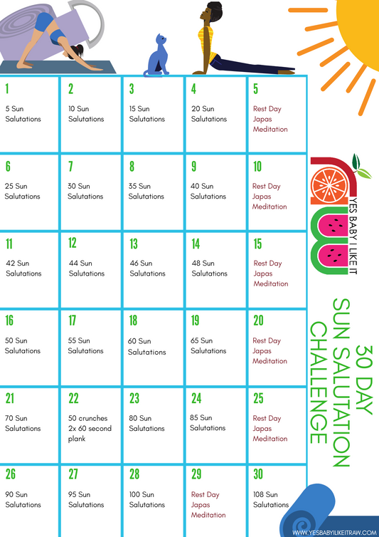 108 Sun Salutation 30-Day Yoga Challenge