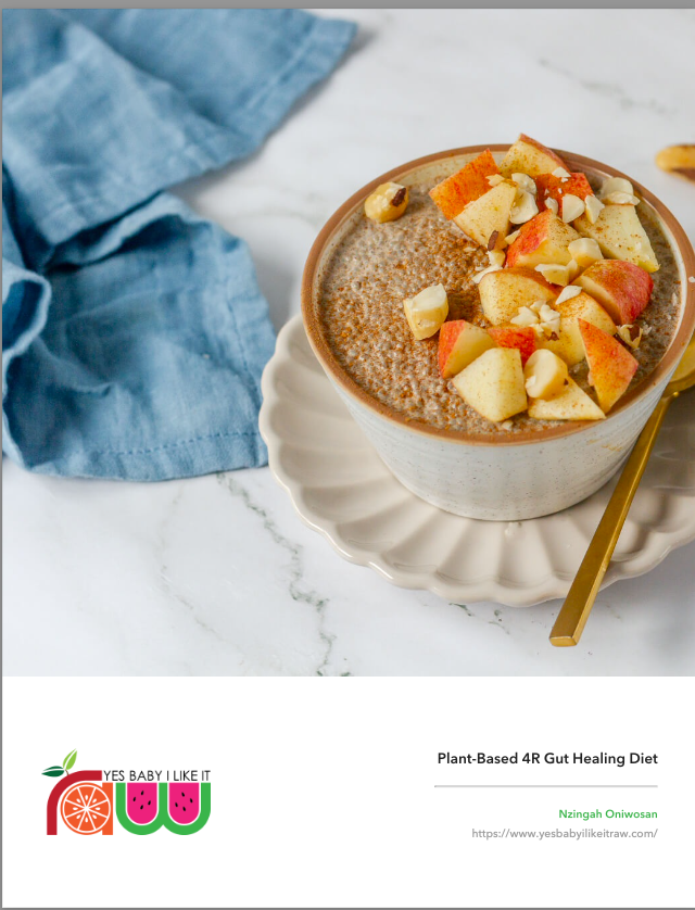 Plant-Based 4R Gut Healing Diet: Rebuild Your Gut Health Naturally