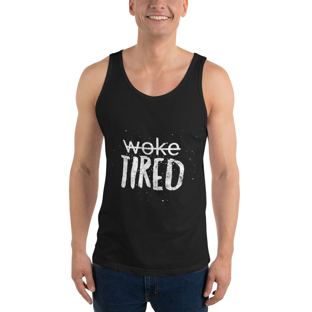 Woke/Tired Unisex Tank Top