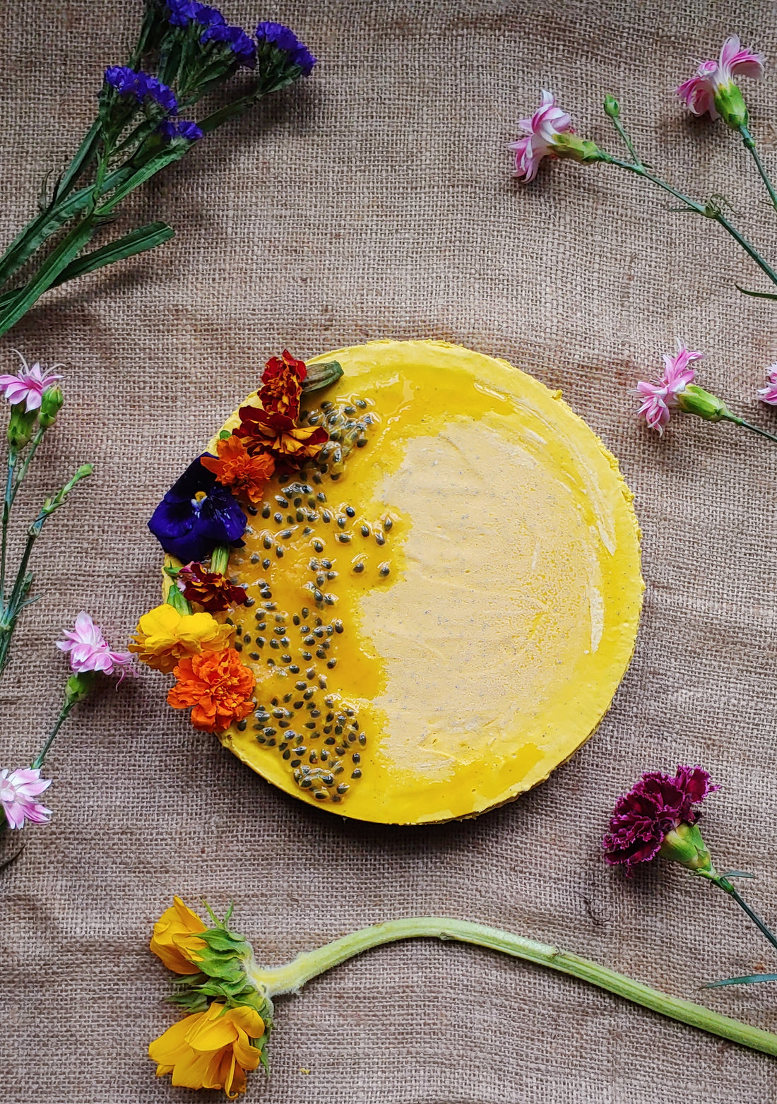 Mango Passionfruit Cheesecake