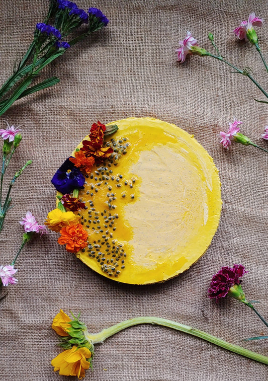 Mango Passionfruit Cheesecake