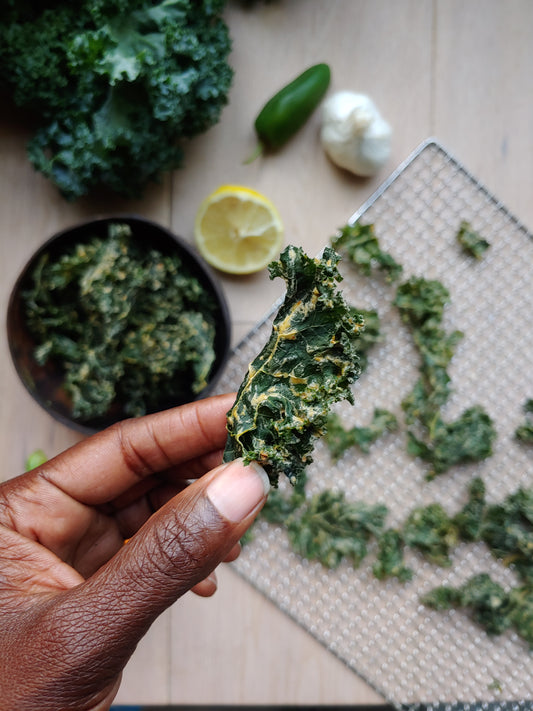Cheesy Kale Chips