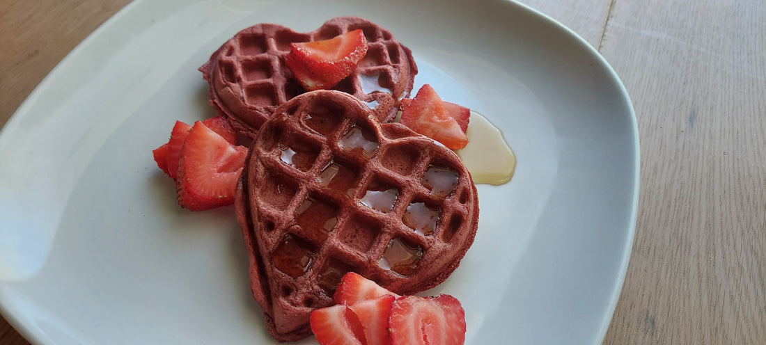 Gluten-free Vegan Red Velvet Waffles – Yes Baby I Like It Raw