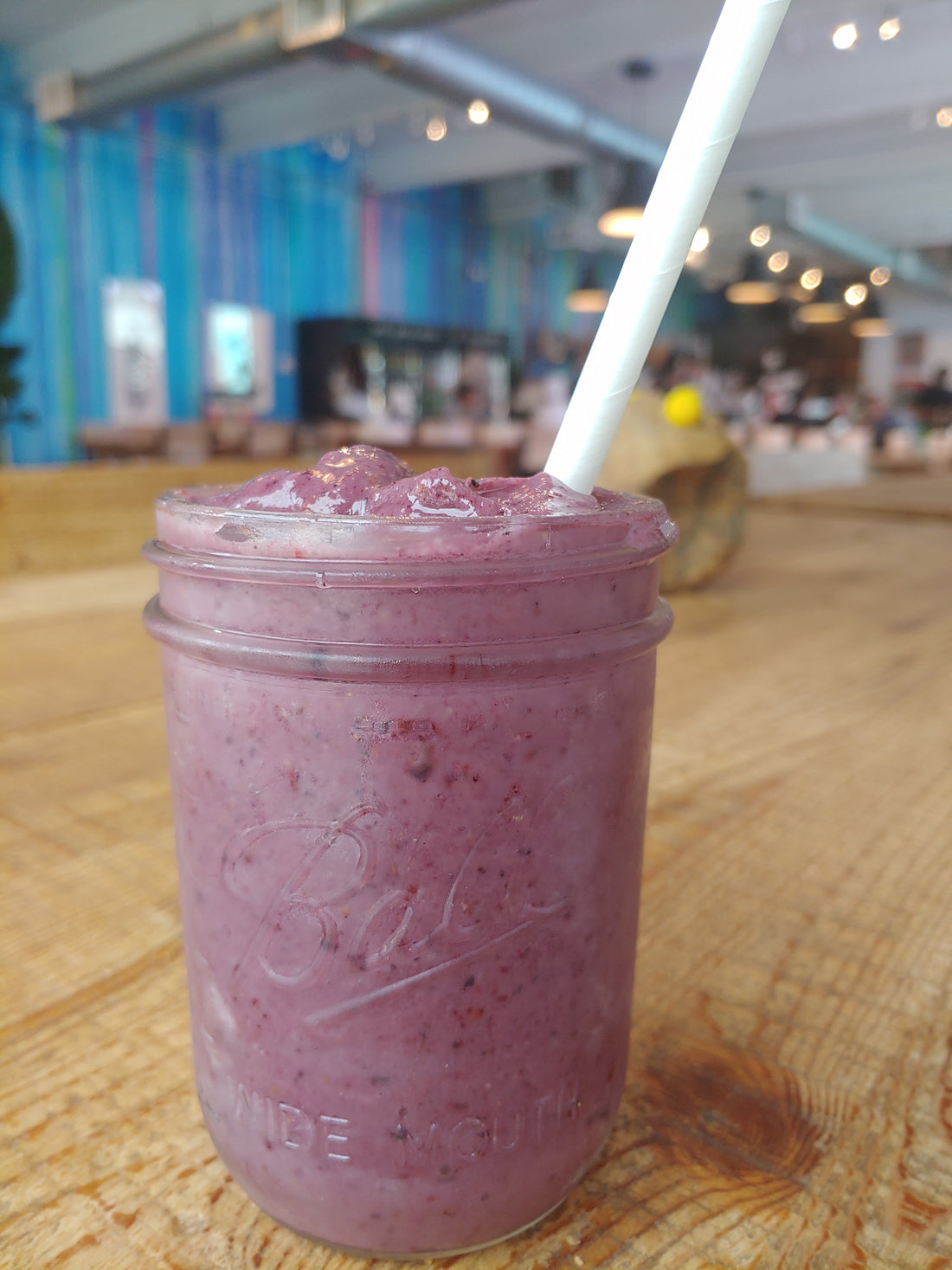 Image of blueberry smoothie