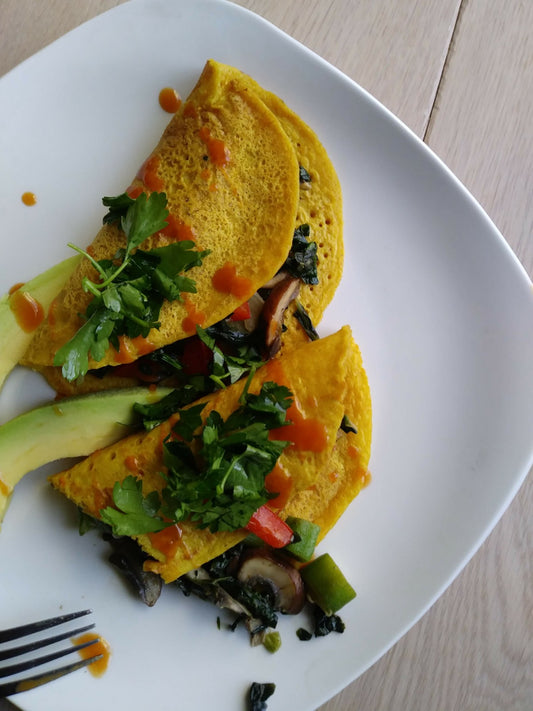 Chickpea Omelete