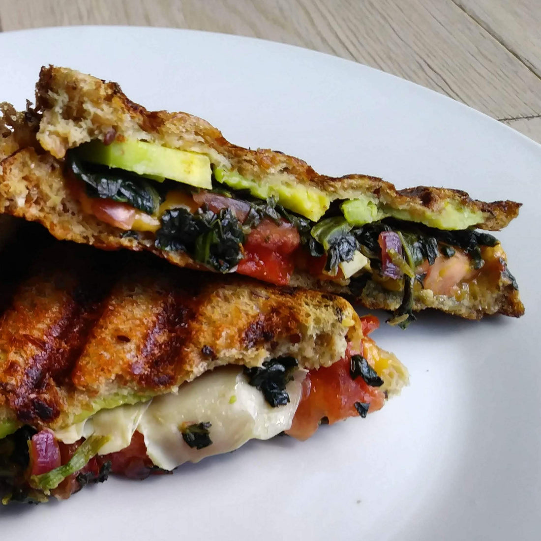 Loaded Vegan Grill Cheese Sandwich