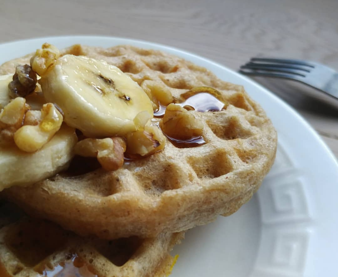 Spiced Lemon Gluten Free Waffles