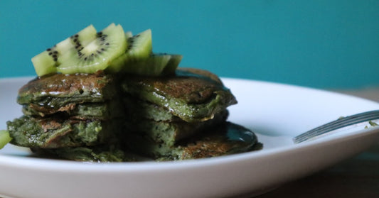 Mean Green High Protein Pancakes