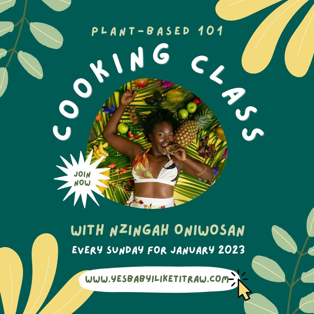 Live Plant-based Cooking 101 Course
