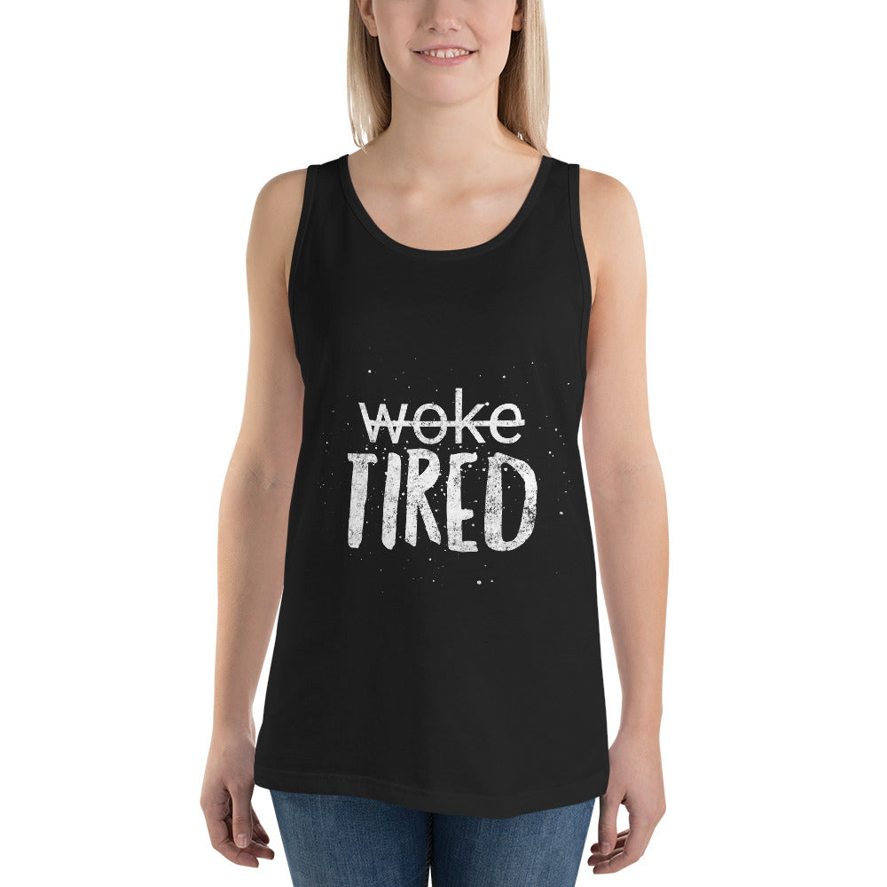 Woke/Tired Unisex Tank Top