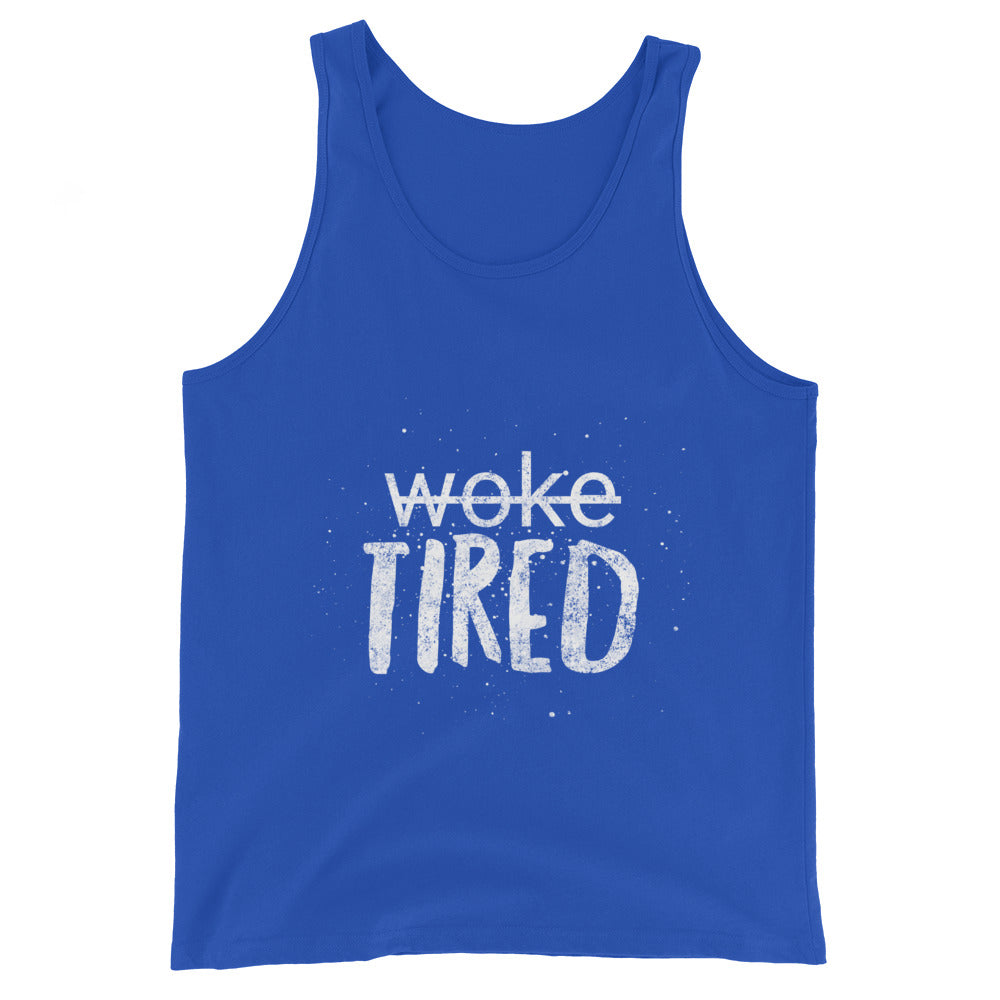 Woke/Tired Unisex Tank Top